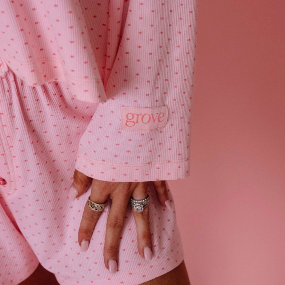 Grove Loose Button Up Pajama Top - Picture 5 of 8